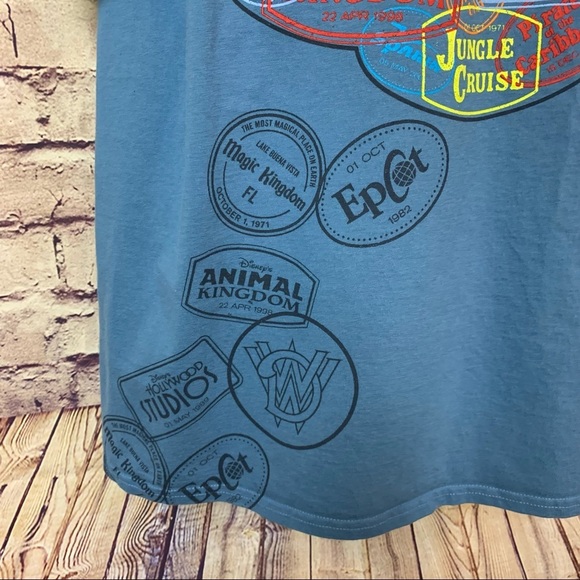 Disney Parks Blue Hollywood Studios Multi Theme Crew Neck Park Tee - Picture 7 of 11